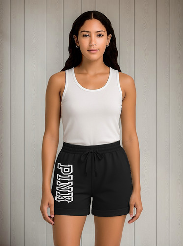 Shorts Mujer Cintura Elástica Cómodos Deportivos Estampados
