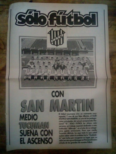 San Martín De Tucumán Solo Fútbol Especial 1994-1995