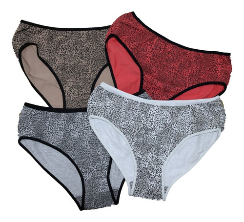 Bombacha Universal X3 Animal Print Mariflor Art 1338