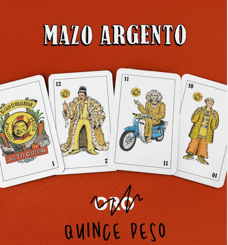 Imagen 4 de 5 de Cartas Españolas Mazo Argento Poppular Truco Naipe Argentino