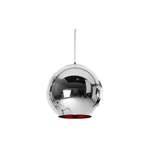Imagen 3 de 4 de Lampara Colgante Moderna Esfera Tom Dixon Ii 25cm Plateado