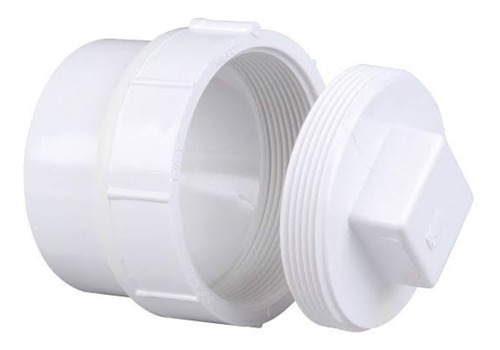 3 Tapón Registro De 4 Adaptador Hembra Pvc Dwv Sanitario (Usado)