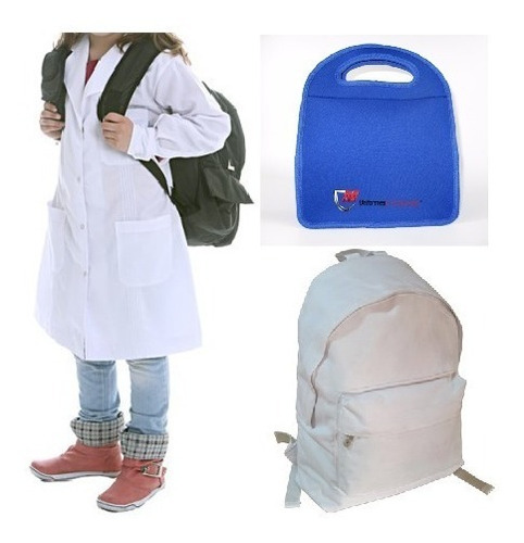 Túnica Escolar  + Vianda + Mochila, Promo Escolar!!!