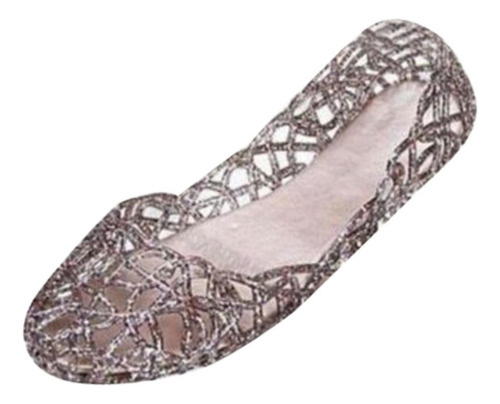 Zapatos Mujer Verano Playa Jelly Sandalias Slip On Flats 156