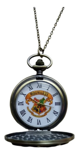Reloj De Bolsillo Collar Harry Potter Negro Mod. 2