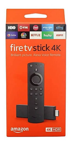 Amazon Fire Tv Stick 4k De Voz 4k 8gb Negro Super Oferta 58