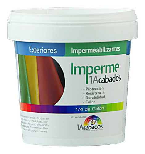 Recubrimiento Elástico Impermeabilizante De Superficie 1/4gl