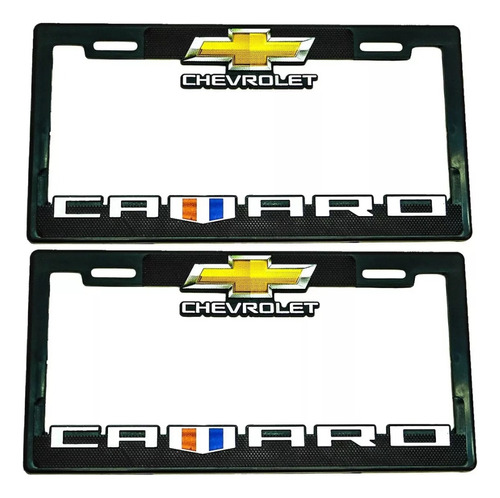 Par Portaplacas Chevrolet Camaro 