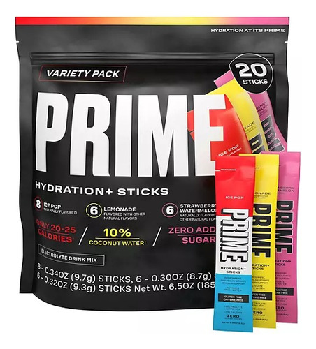 Prime Variety Pack 20 Sticks