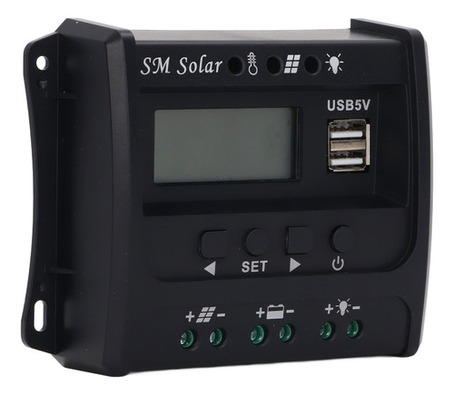 Controlador De Panel Solar De Carga Pwm De 3 Etapas