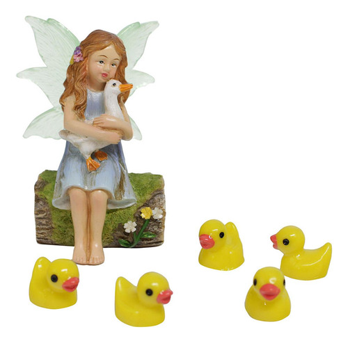 Estatuilla En Miniatura, Estatua De Hada, Regalo De , Con