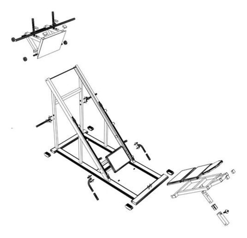 Projeto Digital De Aparelho Leg Press 45° - Receba Por E-mai