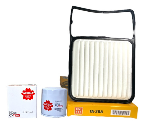 Kit Filtros Para Toyota Avanza 1.5l 2007-2015 Aire & Aceite 