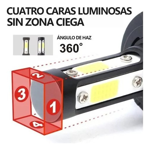 Kit Faro Led H4 H11 9005 Cadillac Chassis 1965-2004