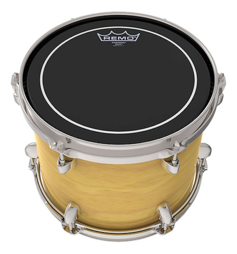 Parche P/baterìa Remo U.s.a Es-0616-ps 16  Pinstripe Ebony