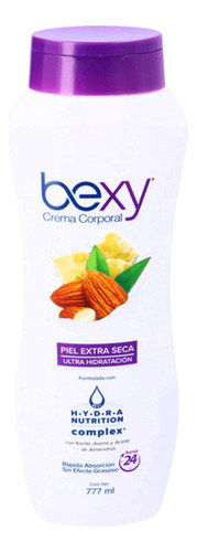 Crema Corporal Bexy Piel Extra Seca Ultra Hidratación Karité Avena Y Aceite De Almendras