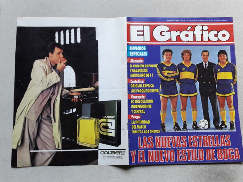 Revista El Grafico Nº 3538 Maradona Argentina River Bochini