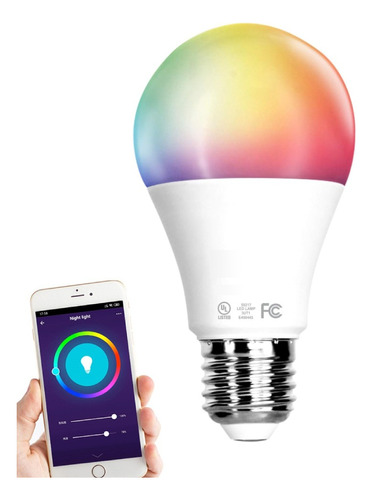 Ampolleta Led Inteligente Smart Home 10w E27 Wifi Alexa 