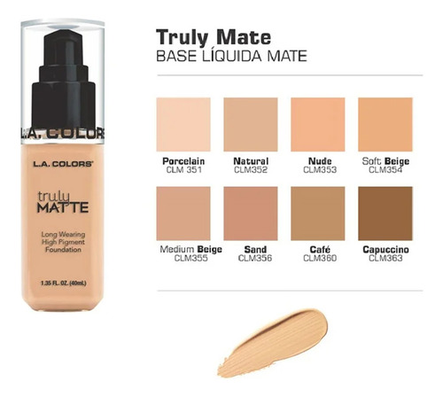 L.a. Colors Base Truly Matte