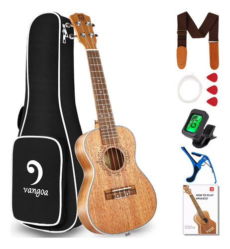 Vangoa Tenor Ukulele Mahogany Ukelele Acustico De 26 Pulgad