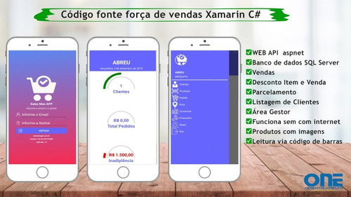 Codigo Fonte Força De Vendas Xamarin C# Android 