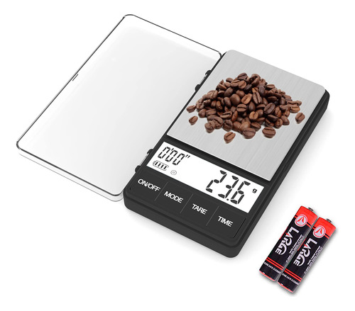 Weightman Bscula De Caf Espresso Con Temporizador De 35.27oz