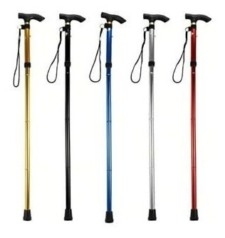 Imagen 4 de 8 de Bastón Aluminio Ajustable Clasico Ergonomico Importados