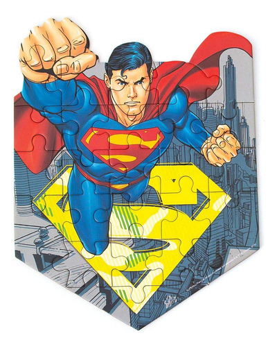 Playhouse Dc Comics Superman 24 Piezas Troquelado Mini Rompe