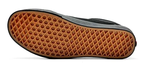 Zapatos vans color negro cheap naranja