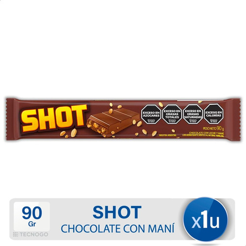 Tableta Chocolate Shot X 90g