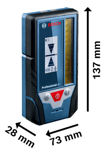 Receptor Bosch Lr7 Para Niveles Laser 50m Bolso Mafacha