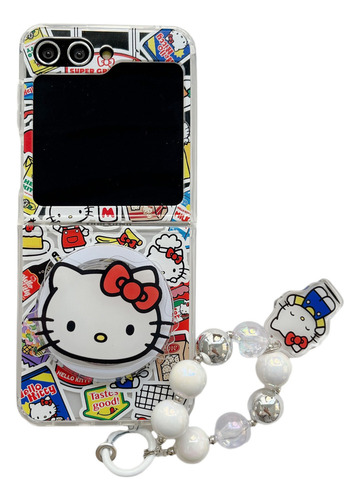 Hello Kitty Zflip5 Funda Succión Magnética Para Teléfono