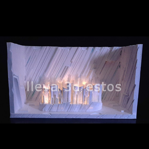 Diorama Fortaleza De La Soledad Con Luces