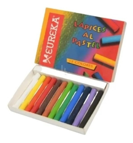 Lapices Al Pastel Eureka X 12 Colores