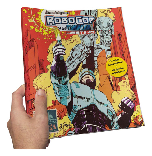 Album De Figuritas Robocop Vs Terminator Años 90 Acción 