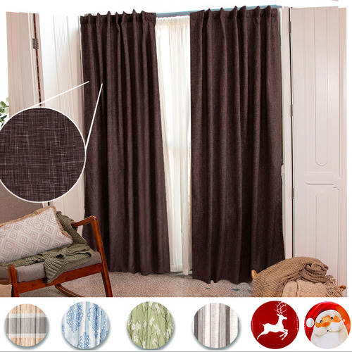 Cortinas Modernas Sienna Béla Home 2.40 Alto X 4m Ancho