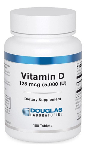 Vitamina D 5,000 Ui D3 Douglas Laboratories 100 Cps