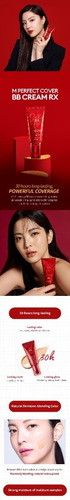 Imagen 4 de 5 de Missha Bb Cream M Perfect Cover Rx Cosmética Coreana