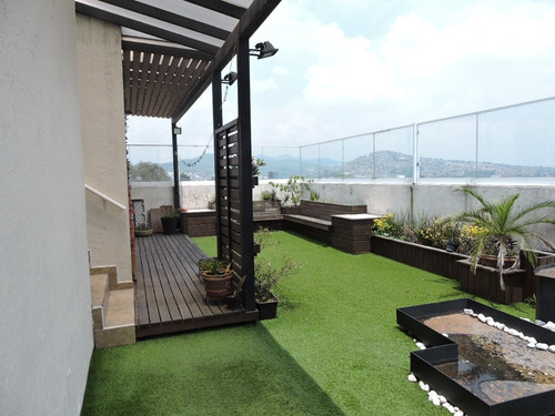 Imagen 9 de 14 de Departamento Penthouse Lujo Con Roof Garden Amplia Cocina