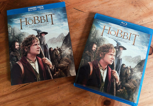 El Hobbit Un Viaje Inesperado Combo Blu-ray + Dvd (3 Discos) (Usado)