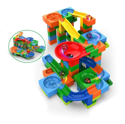 comprar Juego Bloque De Construcción Track Maze 180pcs 