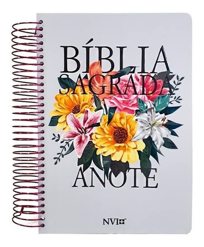 Bíblia Anote Nvi Espiral - Com Espaço Para Anotações 