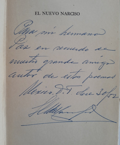 El Nuevo Narciso Y Otros Poemas. (Usado)