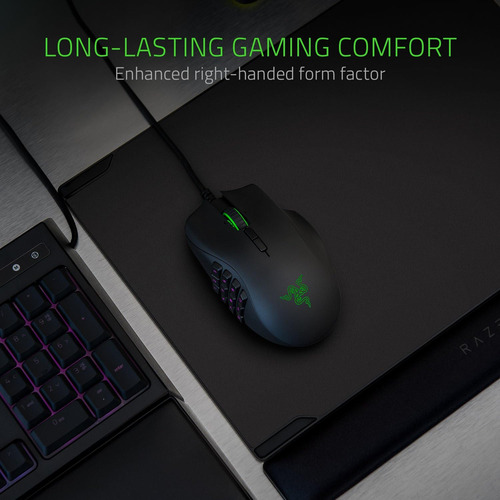 Razer Naga Trinity De Raton Gamer, 3 En 1, Óptico, 16000 Dpi