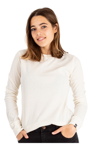 Remera Ml Everyday Thermal (bla) Dc Mujer