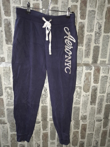 Pants Azulmarino Aeropostale Nyc Talla S De Mujer-g