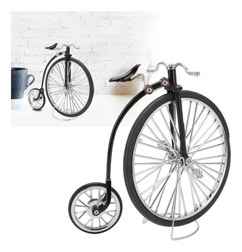 Modelo De Bicicleta Negro, Ruedas Grandes Y Pequeñas, Diseño