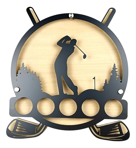 Golf Ball Holder Display Craft Trendy Circular Gift For Golf