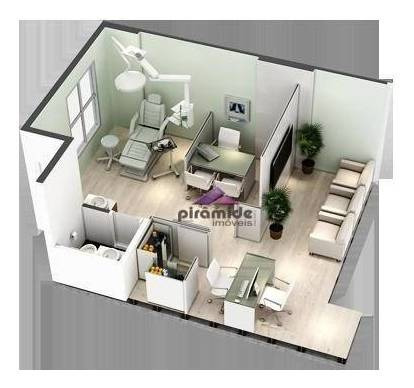 Imagem 7 de 10 de Sala Para Alugar, 32 M² Por R$ 1.400,00/mês - Jardim Aquarius - São José Dos Campos/sp - Sa0440