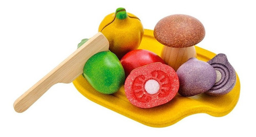 Juguete Set De Verduras Surtidas Plan Toys